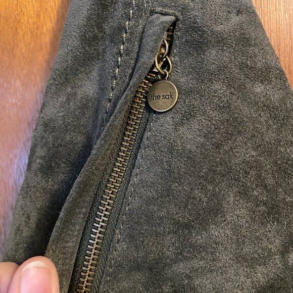 The Sak Geo Sling Backpack Green Moss Crossbody Bag - Picture 5 of 10